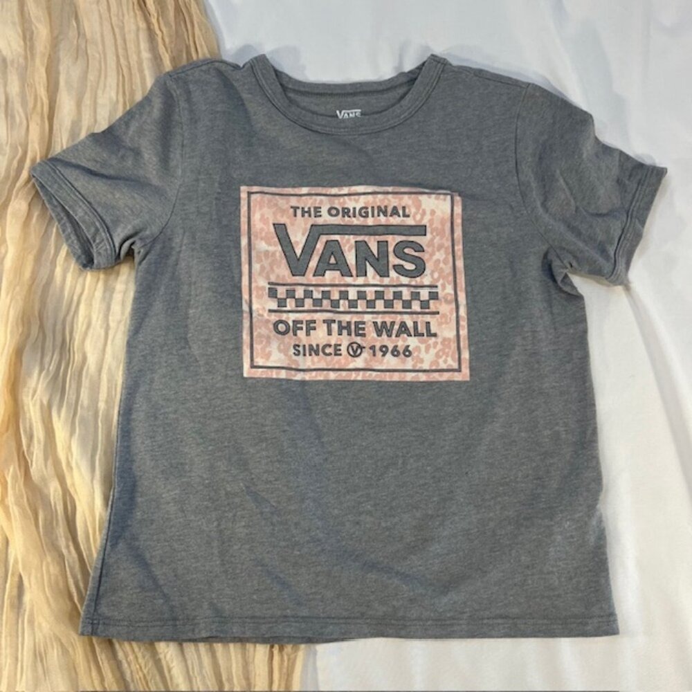 Vans Logo Brand Girls "Off The Wall SINCE 1966"  T-shirt‎ Size XS